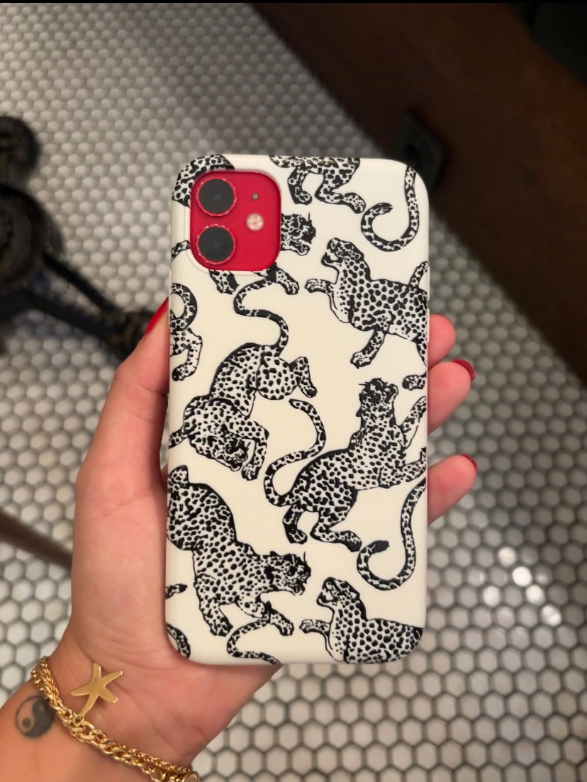 Leopar Desen Lüx Premium Telefon Kılıfı --- 0081