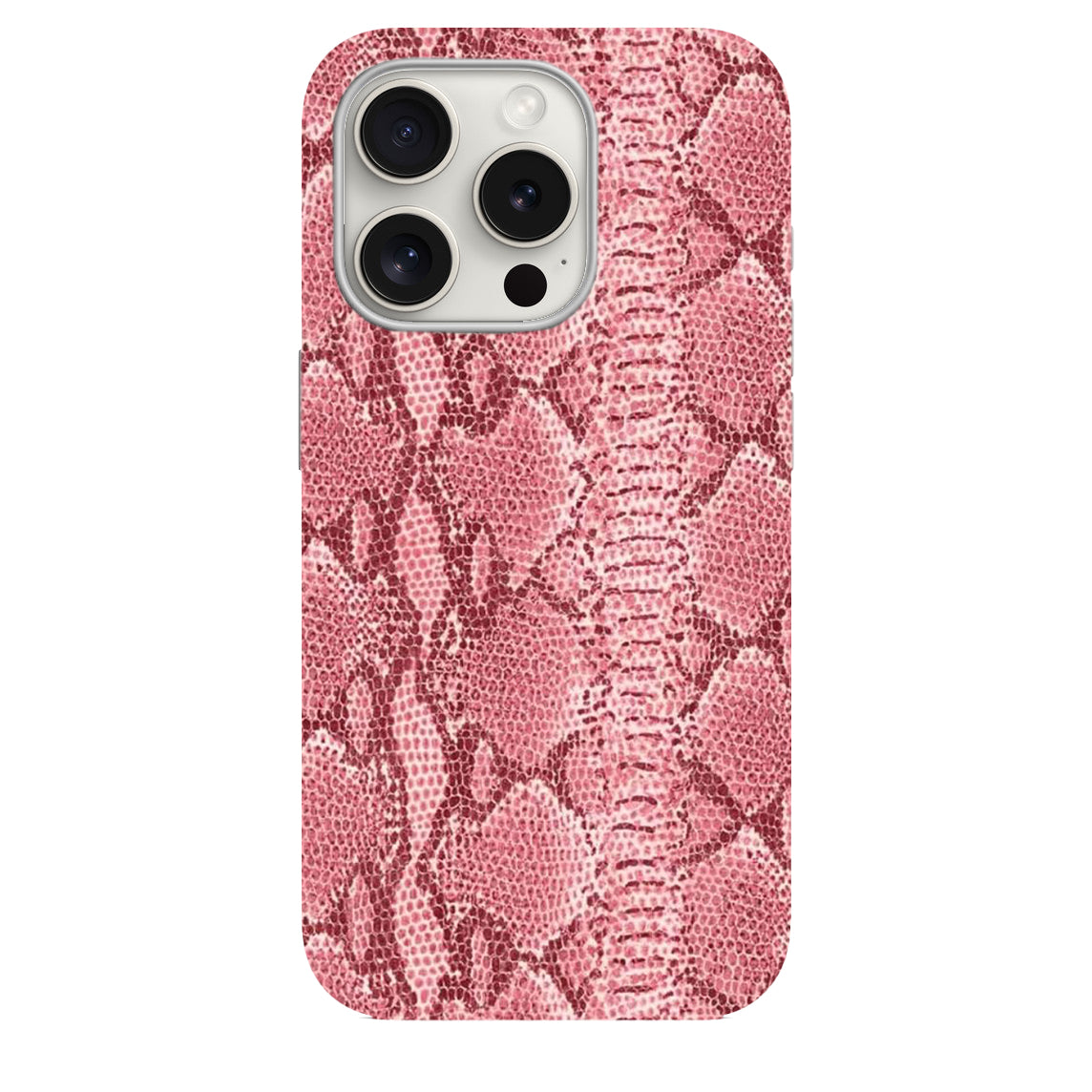 Pink Yılan Derisi Desenli -- 153