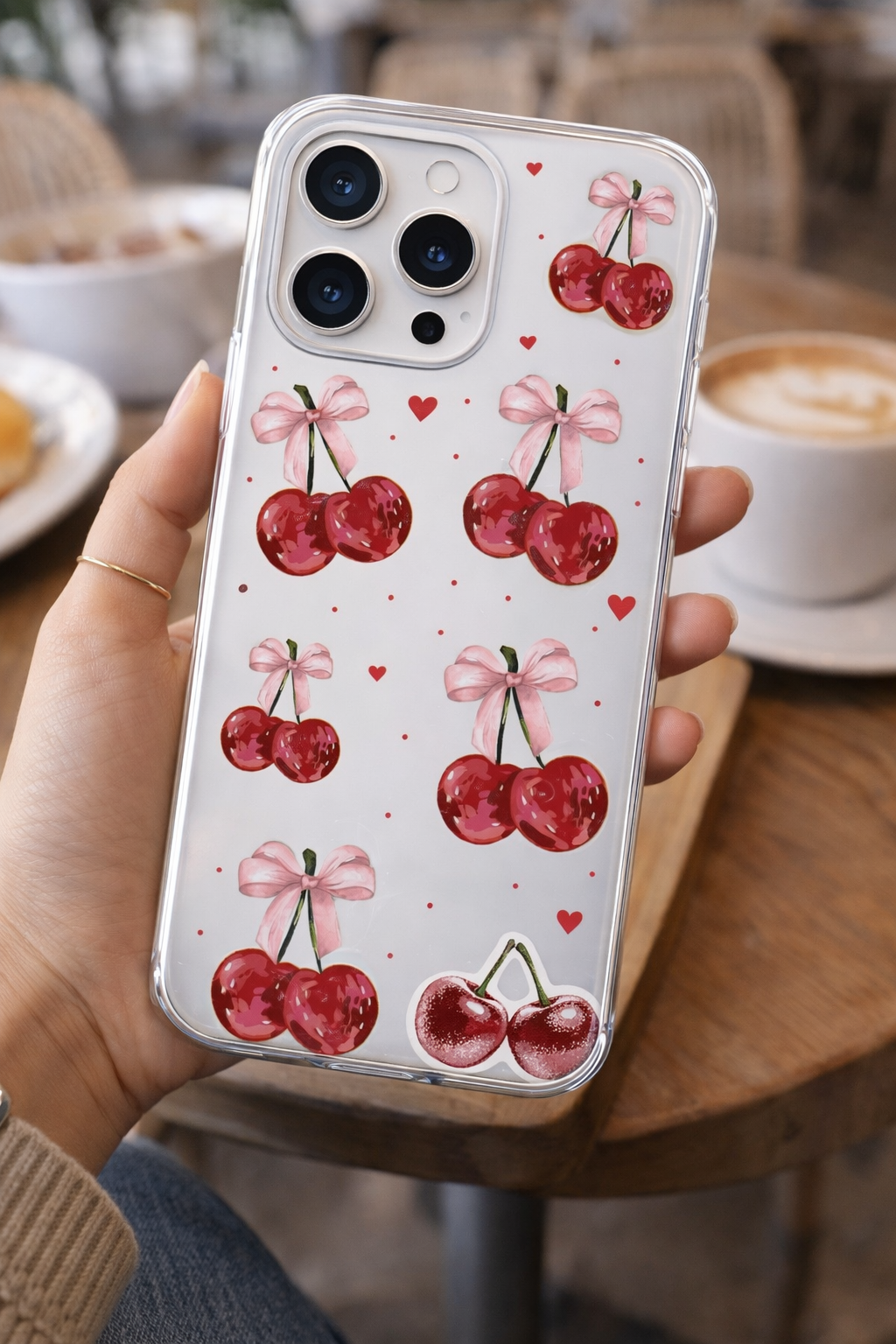 Cherry Şeffaf Kılıf 542