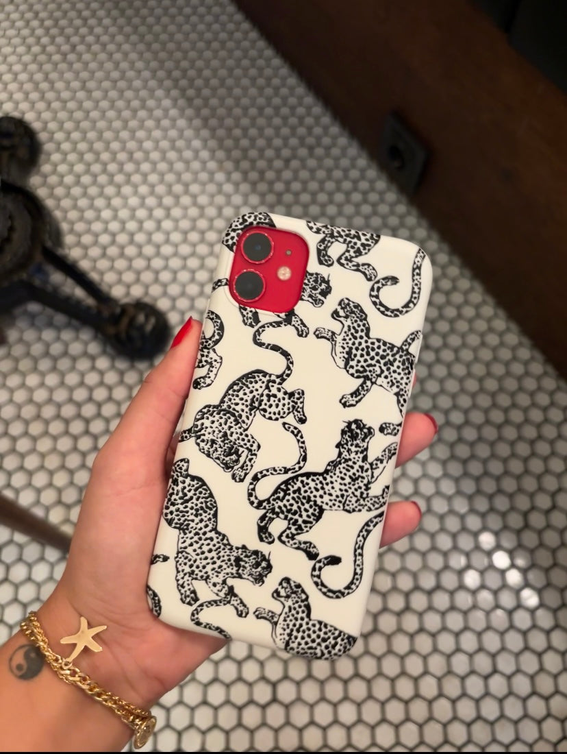 Leopar Desen Lüx Premium Telefon Kılıfı --- 0081
