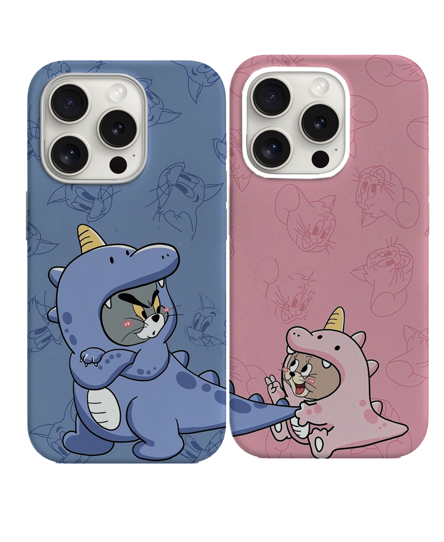 Tom & Jerry Couple Çift Kılıfları