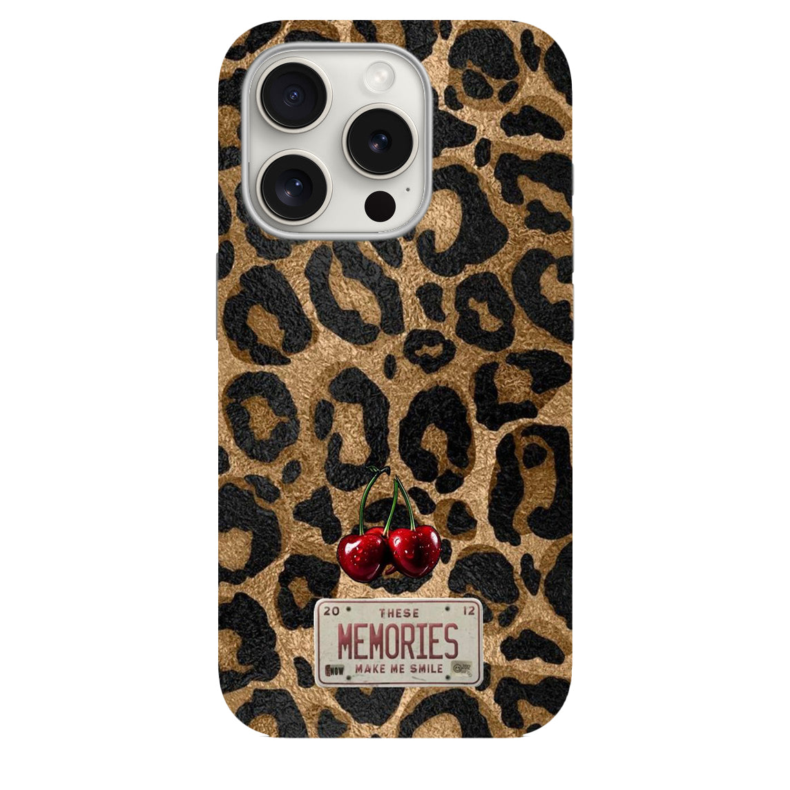 Leopar Desenli Lüx Premium Telefon Kılıfı **278