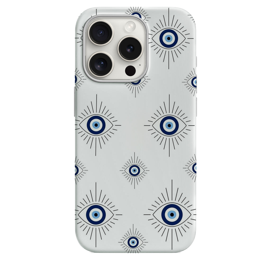 Nazar Motifli Desenli Lüx Premium Telefon Kılıfı ---0079