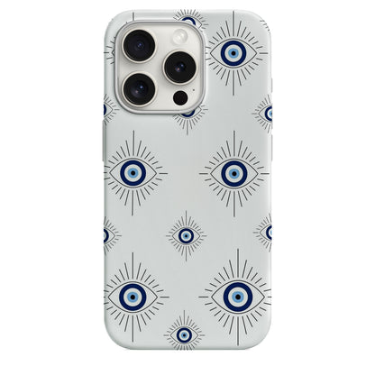 Nazar Motifli Desenli Lüx Premium Telefon Kılıfı ---0079